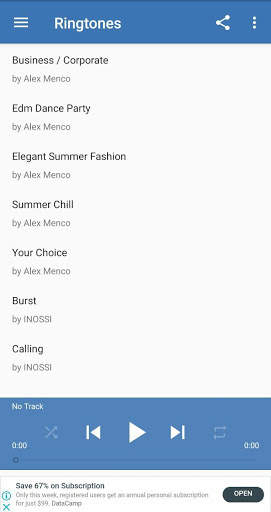 Alarm Sounds and Ringtones 1 تصوير الشاشة