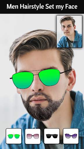 Men Hairstyle Set my Face screenshot 5