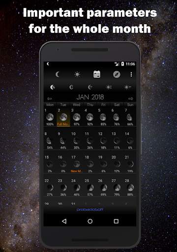 Moon Phase Calendar скриншот 3