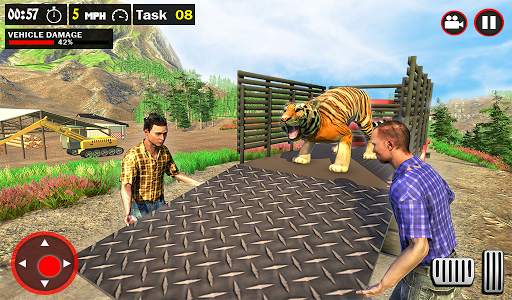 Offroad Truck Simulator - Animal Transport Games screenshot 5