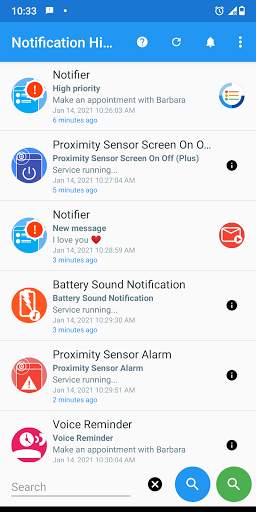 Notification History Log screenshot 3