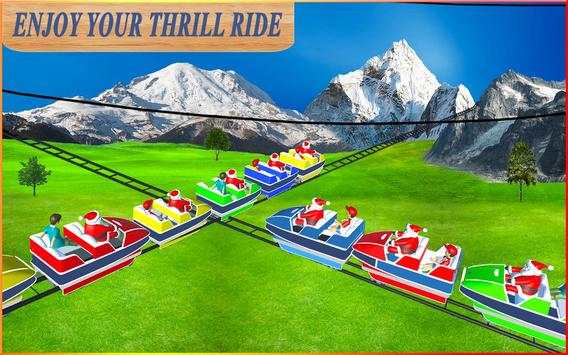 Christmas Santa Roller Coaster Adventure 3D screenshot 6