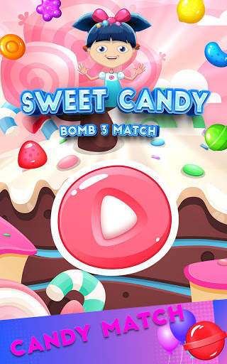 Sweet Candy Bomb - match 3 Gam screenshot 1