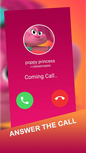 Call from poppy Chat   video call (Simulation)‏ screenshot 4