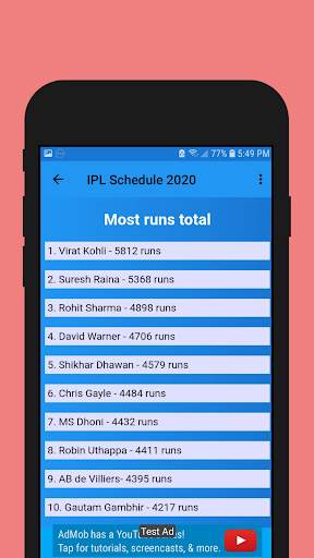 IPL Schedule 2021 🏏 - Live Score, News etc screenshot 6