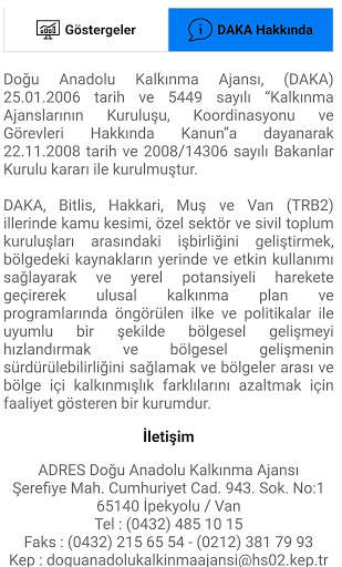 DAKA Veri Portalı screenshot 3