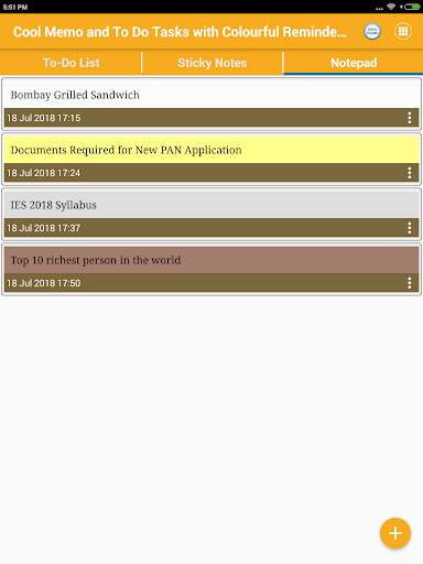 Cool Memo & To Do Tasks Colourful Reminder Notes скриншот 6