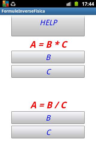 INVERSE PHYSICS FORMULAS screenshot 1