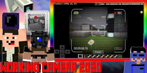 New Working Security Camera Mod For MCPE screenshot 2