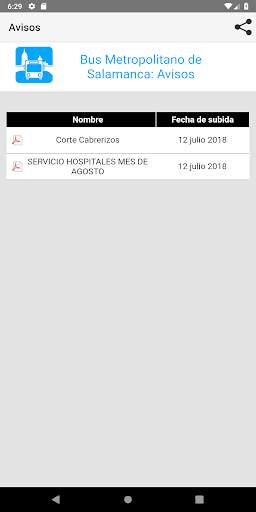 BMS - Bus Metropolitano de Salamanca screenshot 4
