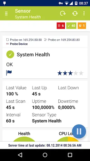 PRTG for Android скриншот 3