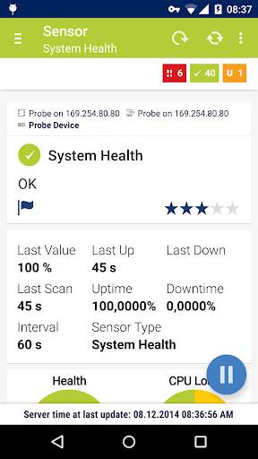 PRTG for Android screenshot 3