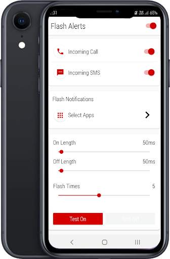 Flash Alerts on Call and all Notifications screenshot 1