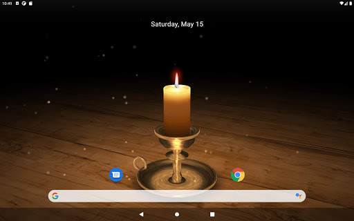 3D Melting Candle Live Wallpaper Lite screenshot 5