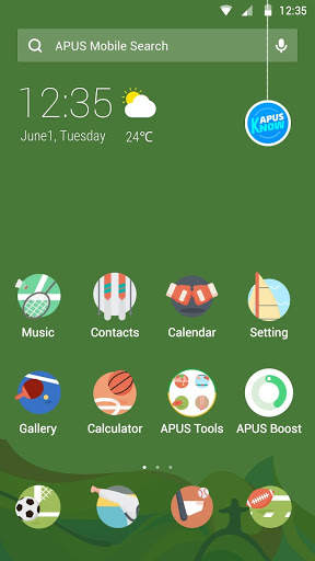 Rio-APUS Launcher theme screenshot 1