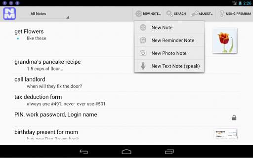 Note Monger - take notes 7 تصوير الشاشة