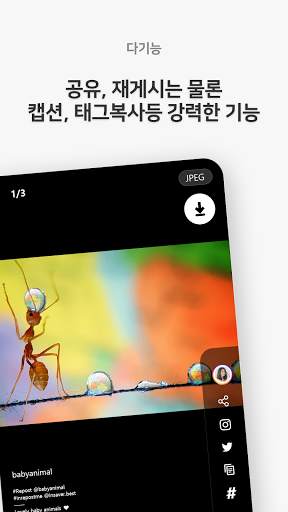 스냅다운 프로 for 인스타그램 사진저장 및 동영상 다운로더 screenshot 5