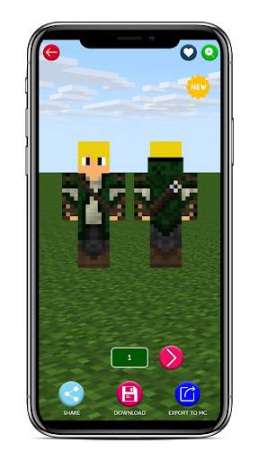 Skins for Minecraft PE screenshot 1