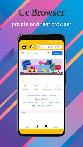 Uc browser-fast download& mini, new uc browser2021 screenshot 1