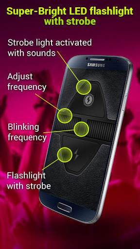 Music Strobe Light app - Led torch flashlight free screenshot 1