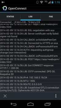 OpenConnect screenshot 2
