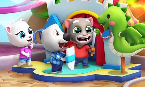 Talking Tom Fun Fair скриншот 2