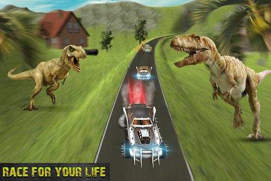 Dino World Impossible Car Racing screenshot 7