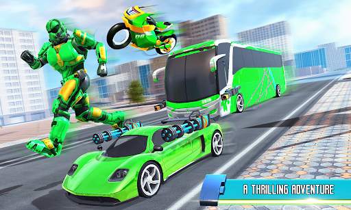 Modern Bus Robot Transform Bike Robot Games screenshot 4
