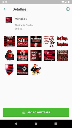 Flamengo Stickers 7 تصوير الشاشة