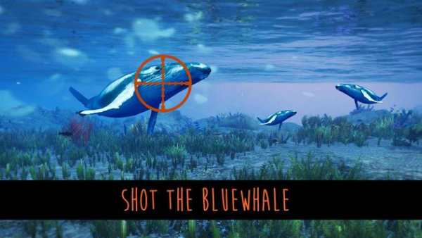 Blue whale sniper hunter 3d game screenshot 3