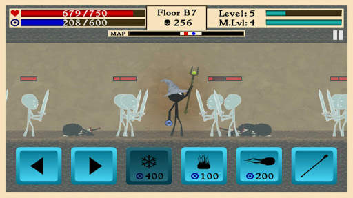 The Wizard - Stickman 2mb Game screenshot 3