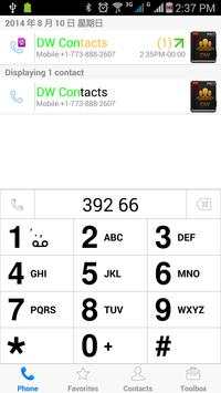 DW Contacts IOS 7 Theme скриншот 1