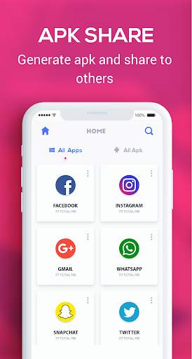 ApkShare: Create & Share apps apks, Apk Sharer screenshot 1