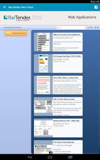 BarTender Print Portal App screenshot 11