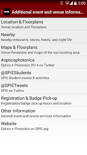 SPIE Conferences screenshot 4