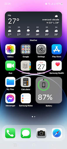 iOS Launcher iPhone 15 screenshot 1