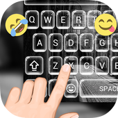 Black Emoji Keyboard Theme icon