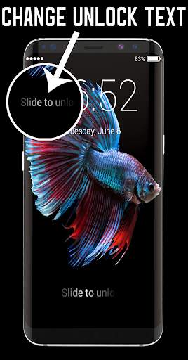 Betta Fish Lock Screen 3 تصوير الشاشة