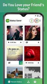 Whatsapp status download and WA saver screenshot 4