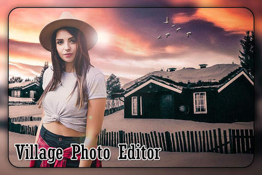 Village Photo Frame : Photo Cut Paste screenshot 2