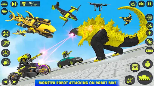 Army Tank Robot Car Games: screenshot 6