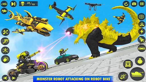 Army Tank Robot Car Games: screenshot 6