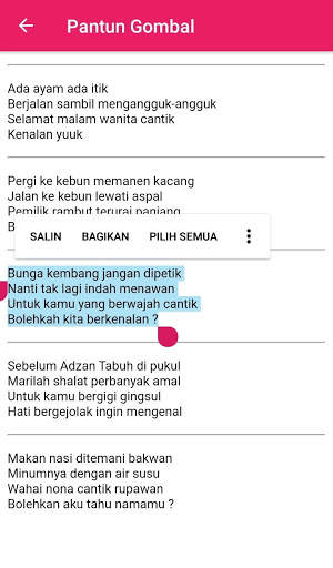 Pantun Gombal Romantis - Bikin Baper screenshot 5