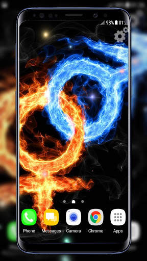 Fire and Ice Live Wallpaper screenshot 2