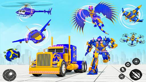 Multi Robot Car Transform Game screenshot 27