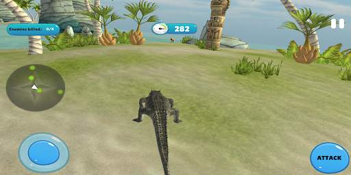 Angry Crocodile Attack 2021 - Wild Hunt Game screenshot 2