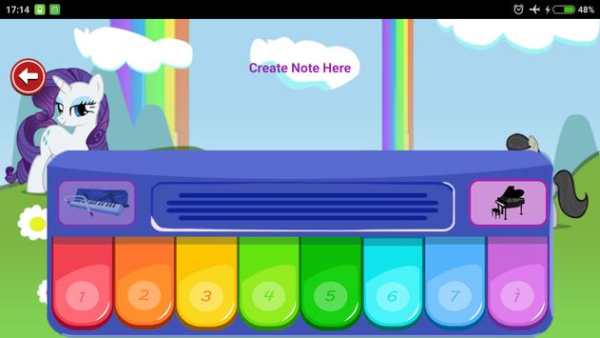 Little Pony Piano - Rainbow Dash screenshot 5