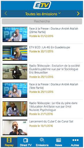 ETV EFM : télé et radio, info screenshot 1