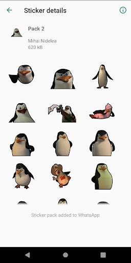 Madagascar Stickers for WhatsApp screenshot 1