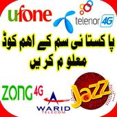 Pakistan All Sim Codes icon